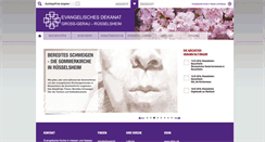 Desktop Screenshot of gross-gerau-evangelisch.de