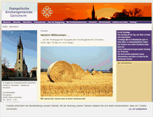 Tablet Screenshot of kirchengemeinde-geinsheim.gross-gerau-evangelisch.de